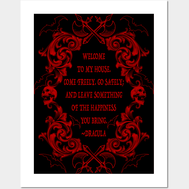 Dracula Quote Wall Art by RavenWake